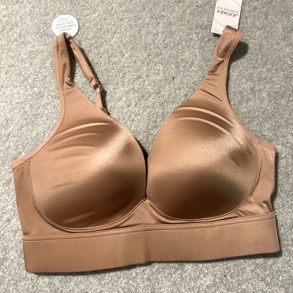 Jockey Forever Fit Bralette V-Neck Molded Cup Size M